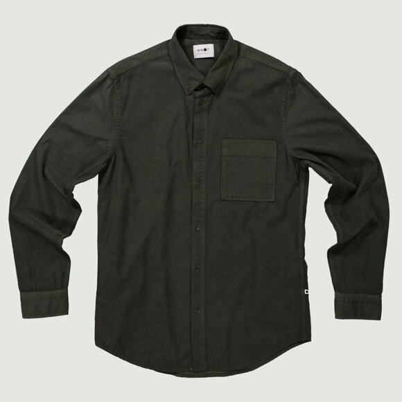 NN07 No Nationality Arne Soft Corduroy 5082 Shirt Button Down Medium - Picture 4 of 10